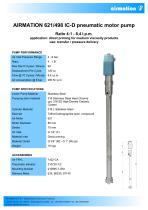 621/498 IC-D Pneumatic Motor Pump