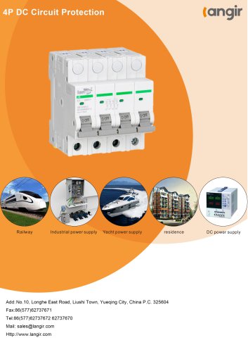 4P DC Circuit Breaker/DC MCB