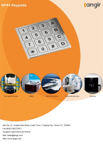 KP44 Piezo Keypad