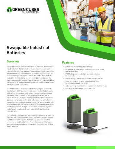 Swappable Industrial Batteries