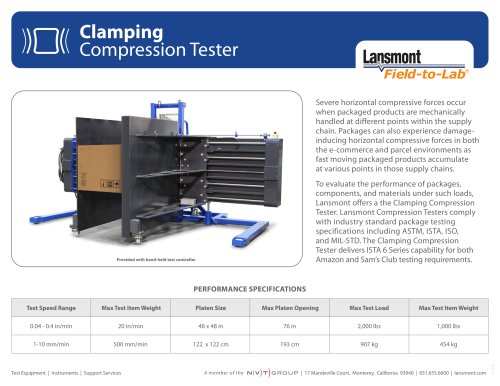 Clamping Compression Tester