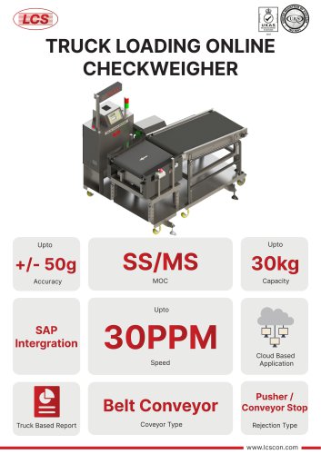 Truck Loading Checkweigher