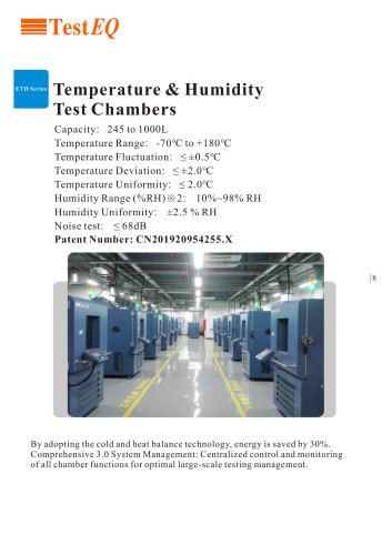 Altitude Climate Test Chambers