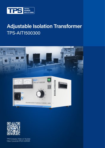 Adjustable Isolation Transformer TPS-AIT1500300