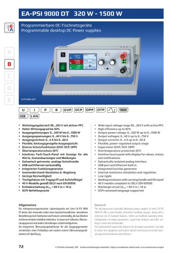 EA-PSI 9000 DT