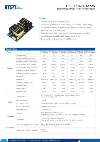 TPS-RPS120S Series