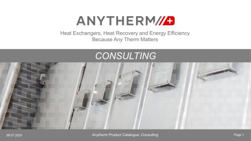 Anytherm Energy Consulting Services (Energy Efficiency, Heat Recovery, CO2 Reduction)