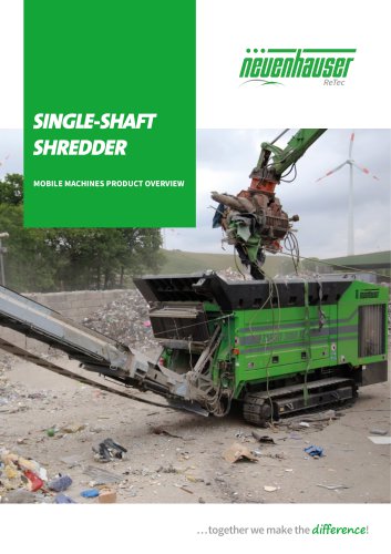 SINGLE-SHAFT SHREDDER