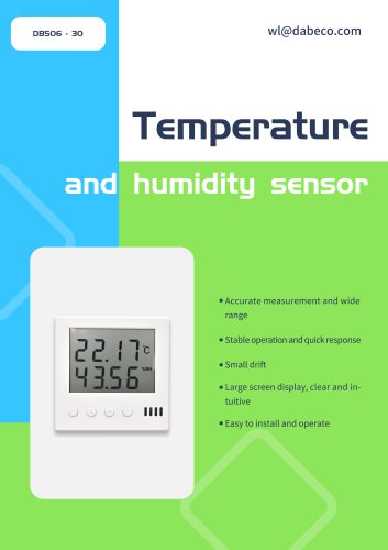 DB506-30 Temperature and humidity sensor