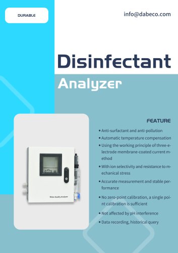 liguid analyzer W771-A-RG