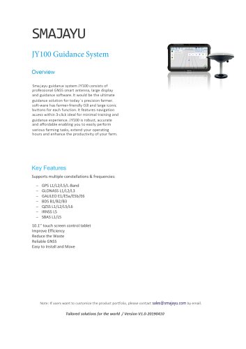 JY100 Guidance System