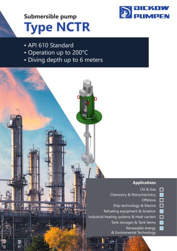 Submersible pump Type NCTR