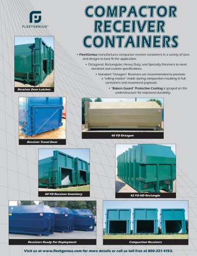 COMPACTOR RECEIVER CONTAINERS