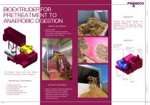 BIOEXTRUDER FOR PRETREATMENT TO ANAEROBIC DIGESTION