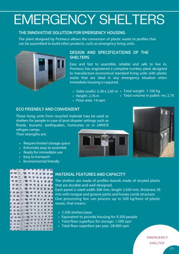 EMERGENCY SHELTERS