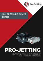 HIGH PRESSURE PUMPS I SERIES