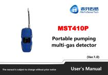 MaiYa MST 410P portable multi- gas detector manual