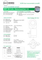 MaiYa NDIR gas measurement sensor MST-N4 C2H2 100%LEL