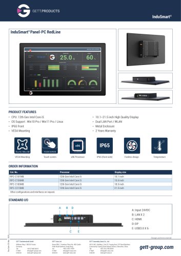 InduSmart Panel-PC RedLine