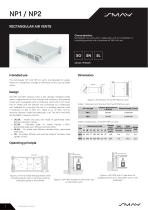 NP1, NP2 Rectangular air vents