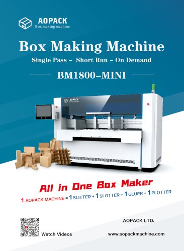 Aopack Mini Box Making Machine
