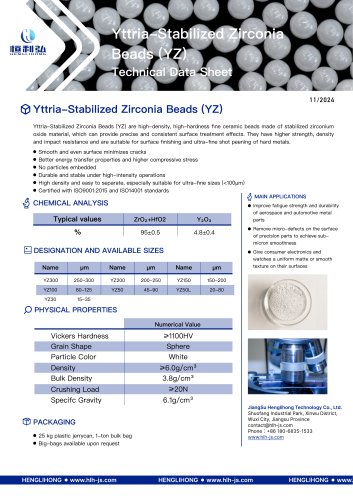 Yttria-Stabilized Zirconia Beads (YZ)