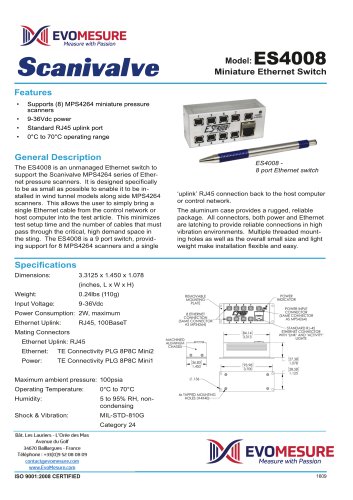 ES4008 Miniature Ethernet Switch