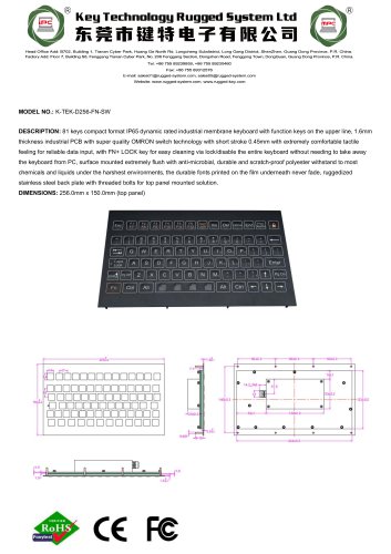 K-TEK-D256-FN-SW