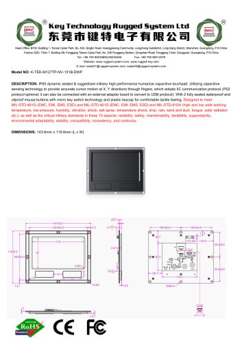 K-TEK-M127TP-NV-151B-DWP