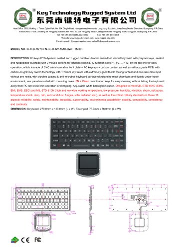 K-TEK-M270-FN-BL-IT-NV-151B-DWP+M73TP
