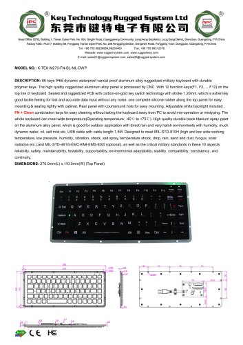 K-TEK-M270-FN-BL-ML-DWP