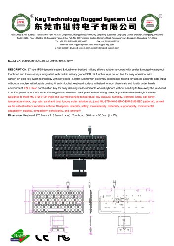 K-TEK-M270-FN-BL-ML-OEM+TP65+2KEY