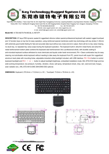 K-TEK-M270-FN-MS-BL-IL+M73TP