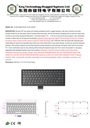 K-TEK-M280-FN-BL-FC-KC-DM-EP