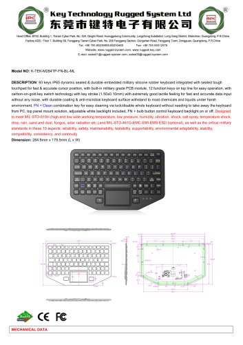 K-TEK-M284TP-FN-BL-ML