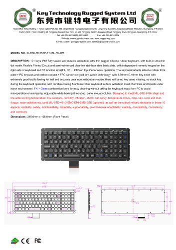 K-TEK-M315KP-FN-BL-FC-DM