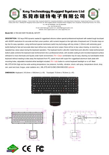 K-TEK-M315KP-FN-MS-BL+M73TP