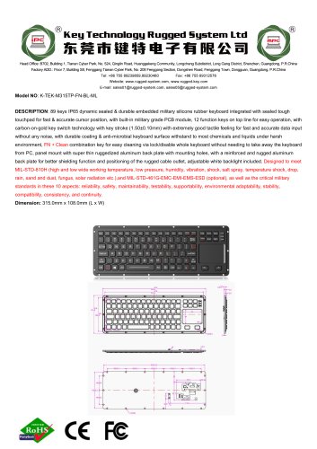 K-TEK-M315TP-FN-BL-ML