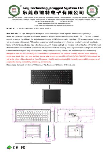 K-TEK-M327KP-FN-BL-IT-ML-DWP+M125TP
