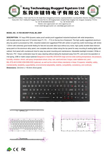 K-TEK-M334KP-FN-BL-ML-DWP