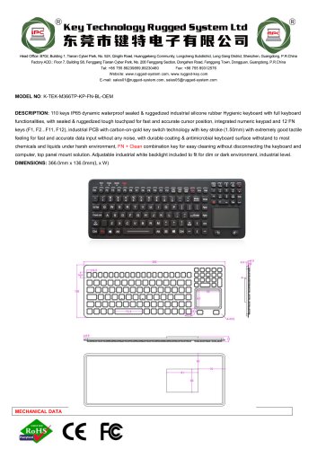 K-TEK-M366TP-KP-FN-BL-OEM