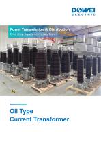 Dowei Electric Oil Type Current Transformer LB7-245,LB7-362