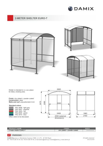 2-METER SHELTER EURO-T