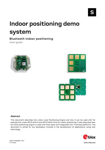 UBX-21006395 - R07 C1-Public www.u-blox.com Indoor positioning demo system