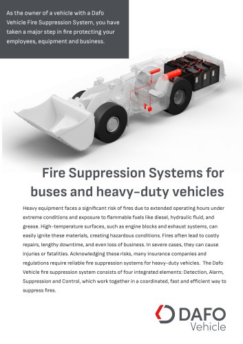 Dafo Vehicle Fire Suppression System