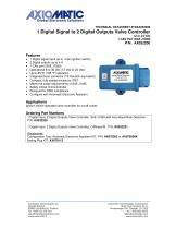 1 Digital Signal to 2 Digital Outputs Valve Controller