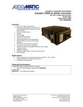 Isolated 15/60V to 24Vdc Converter