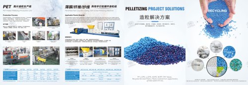 Plastic granulator line