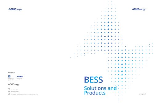 AEMEnergy BESS Solutions and Products UniPower C&I All-in-One BESS