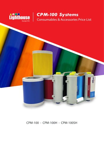 CPM-100/H/SH - Euro RRP Consumable Pricelist